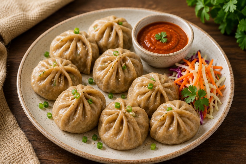 Healthy Atta Momos [10 Pieces]