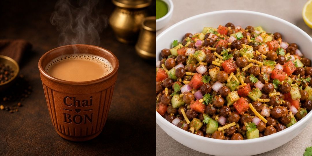 Chai + Chana Chaat Combo