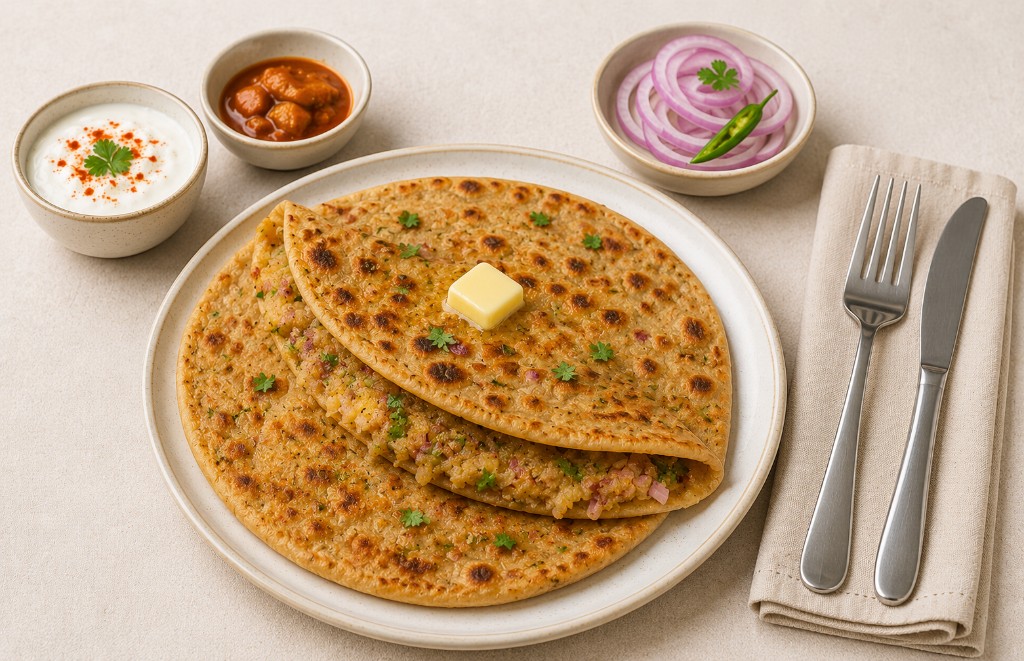 2 Pyaaz Paratha